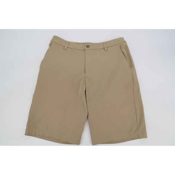 Lululemon Other - Lululemon Commission‎ Shorts Mens 30 Khaki Tan Golf Casual Technical Stretch 9"